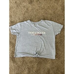 Women's Hollister Co. Short Sleeve Crop Top‎ Shirt - Small